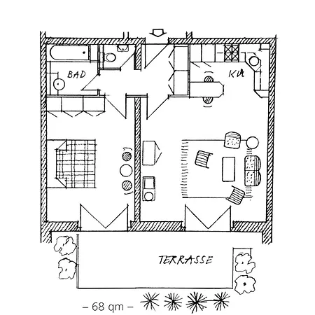 Haus Waterkant Homestay szállás Zinnowitz